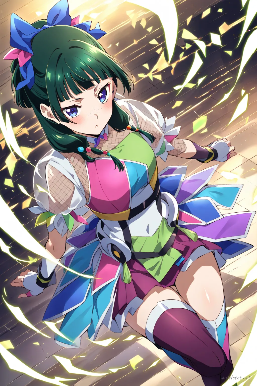 Maomao in Idol #08 outfit, anime lookbook illustration