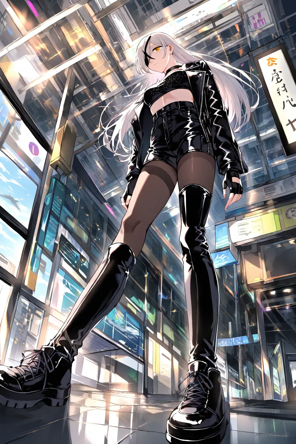 Quanxi in Idol #06 outfit, anime lookbook illustration
