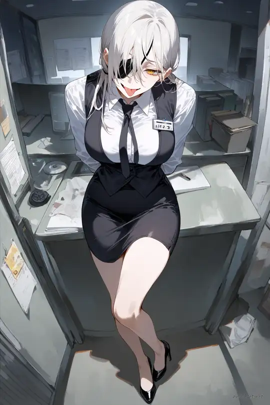 Quanxi in Uniform #11 outfit, anime lookbook illustration